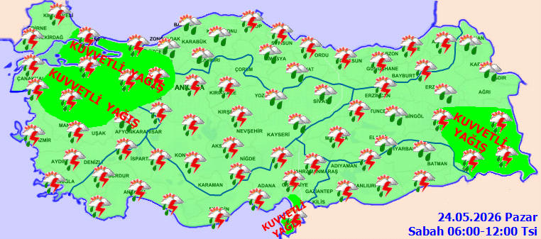 Meteoroloji 20 il için ‘sarı kod’ verdi: Sağanak yağış aniden bastıracak - Resim: 1