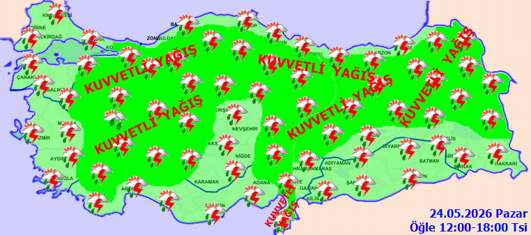 Meteoroloji 20 il için ‘sarı kod’ verdi: Sağanak yağış aniden bastıracak - Resim: 3