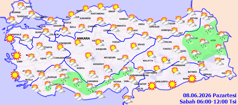 Meteoroloji il il açıkladı: Gök gürültülü sağanak yağış geliyor - Resim: 1