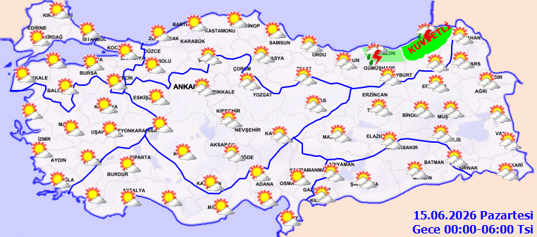 Meteoroloji il il alarm verdi: Çok kuvvetli sağanak yağış geliyor - Resim: 4