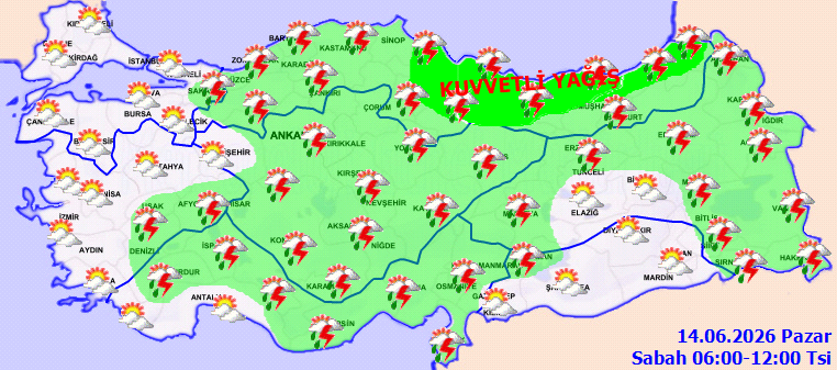 Meteoroloji il il alarm verdi: Çok kuvvetli sağanak yağış geliyor - Resim: 1