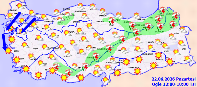 Meteoroloji tarih verdi: Gök gürültülü sağanak yağış geliyor - Resim: 2