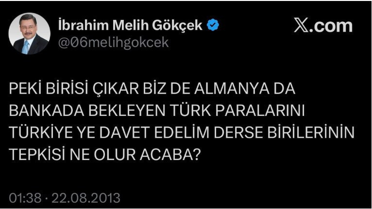 Zamanında 'FETÖ'cülerin mekanı' demişti: Gökçek'in Almanya sevdası nereden geliyor? - Resim : 1