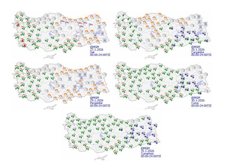 Meteoroloji’den kırmızı alarm: Kış fırtınası başlıyor… Bu bölgelerde yaşayanlar dikkat - Resim: 13