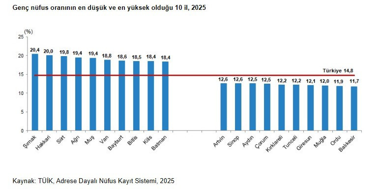 TÜİK açıkladı: Her 4 gençten 1’i işsiz - Resim : 4