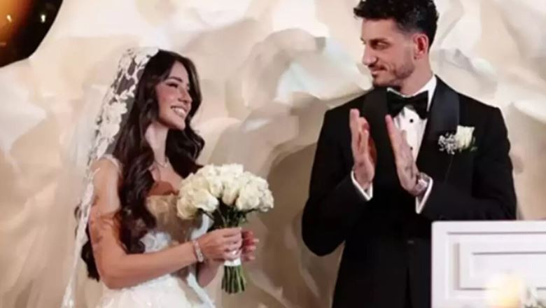 Gönül Dağı'nın Asuman'ı Hazal Çağlar ve Milli Futbolcu Samet Akaydın evlendi! 'Çayır Biçiyom Çayır' çaldı; Barış Alper Yılmaz ile damat kendinden geçti - Resim : 11