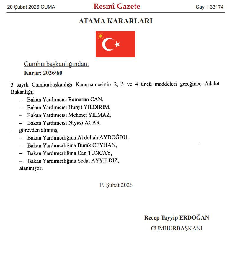 Cumhurbaşkanı Erdoğan neşteri vurdu: Adalet Bakanlığı’nda yeni atamalar: Resmi Gazete’de açıklandı - Resim : 4