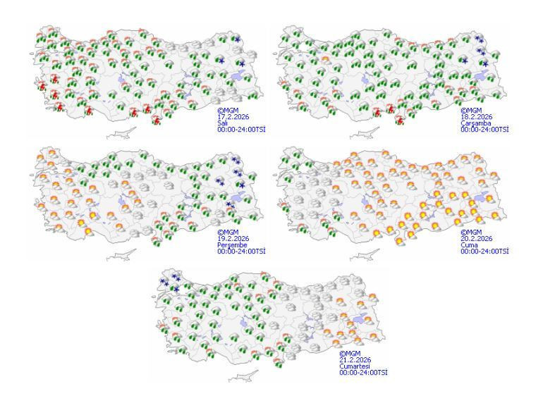 İçişleri alarm verdi: Bugün ve yarın sağanakla fırtına geliyor… Sarı kodlu iller hangileri? - Resim: 5