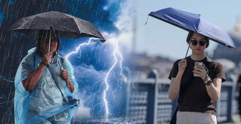 Meteoroloji tarih verdi: Gök gürültülü sağanak yağış geliyor - Resim: 10