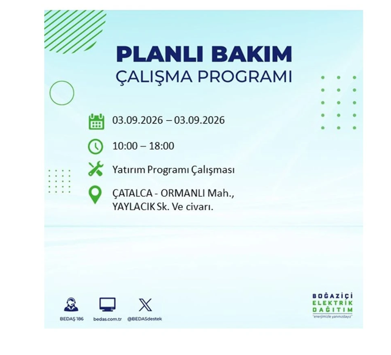 BEDAŞ duyurdu: İstanbul’da büyük elektrik kesintisi... İşte kesintinin yaşanacağı yerler - Resim: 4