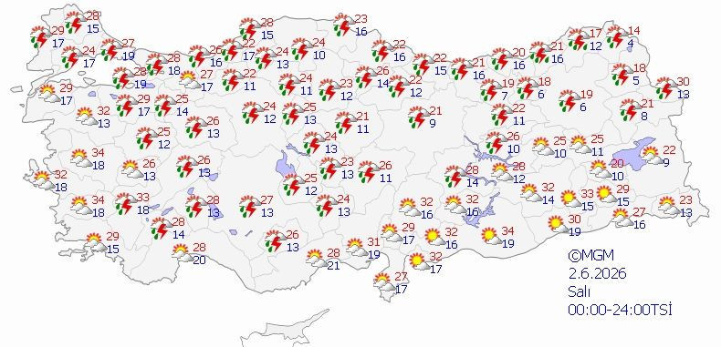 Meteoroloji tarih verdi: Güneş yerini gök gürültülü sağanak yağışa bırakacak - Resim: 3