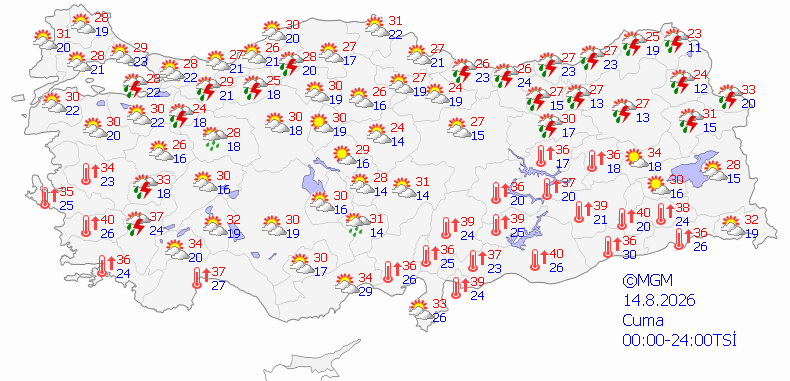 Meteoroloji bu hafta için tarih verdi: Gök gürültülü sağanak geliyor - Resim: 8