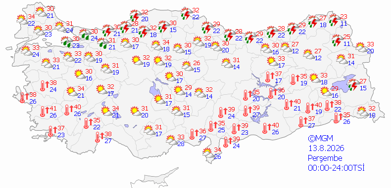 Meteoroloji bu hafta için tarih verdi: Gök gürültülü sağanak geliyor - Resim: 7
