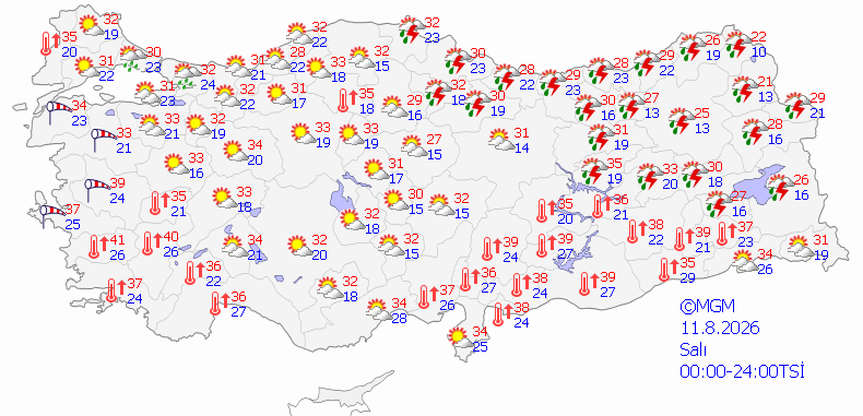 Meteoroloji bu hafta için tarih verdi: Gök gürültülü sağanak geliyor - Resim: 5