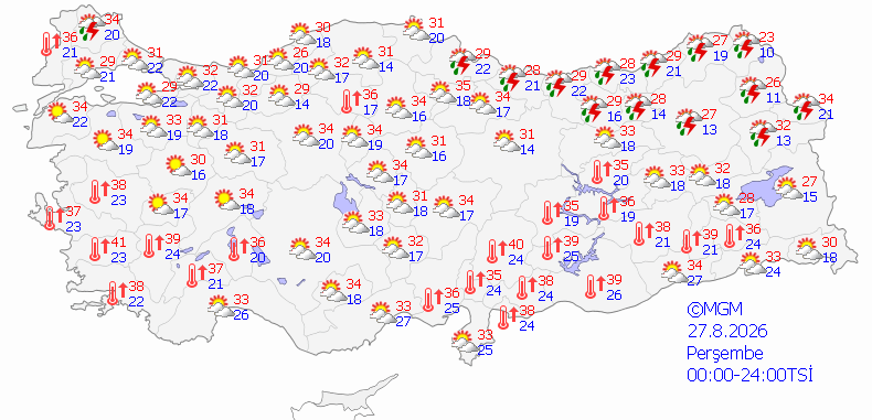 Meteoroloji'den son dakika uyarısı: 62 ilde sağanak yağış - Resim: 13