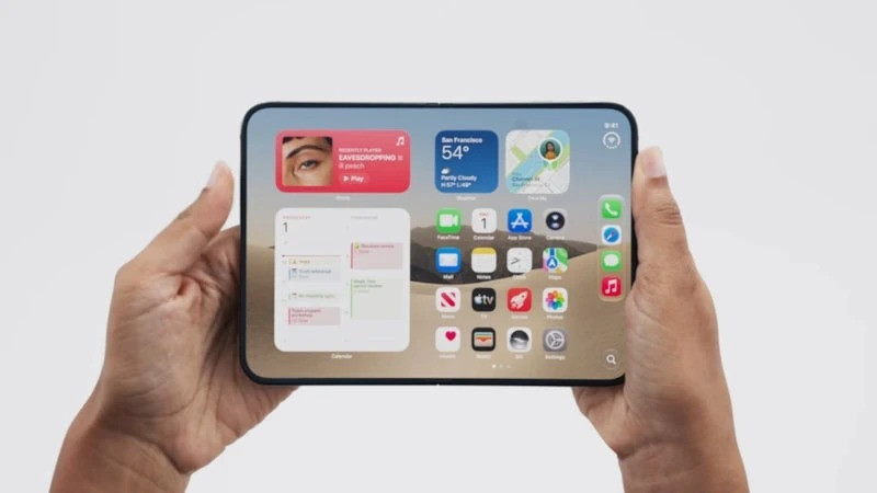 Apple'dan bir ilk: Katlanabilir iPhone Duo tanıtıldı - Resim : 2