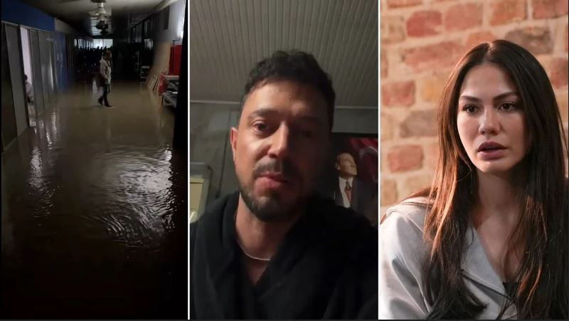 Murat Boz ve Demet Özdemir'in sağanaktan kurtarılma görüntüleri ortaya çıktı - Resim : 1