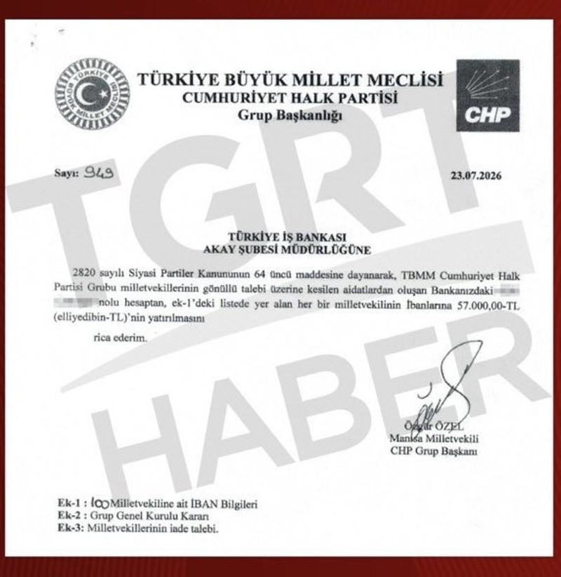 CHP ve YENİ Parti arasında 5 milyon depremi: Özgür Özel'e 'para aktarımı' iddiası - Resim : 2