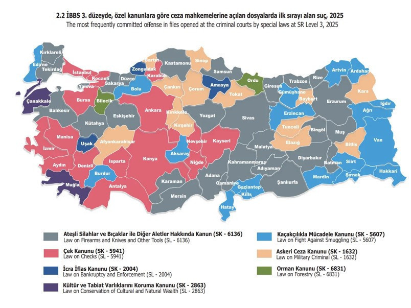 Türkiye'nin suç karnesi ortaya çıktı: O suçların dava dosya sayısı listeye damga vurdu - Resim : 3