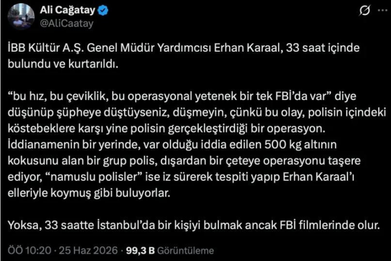 Gazeteci Ali Çağatay gözaltına alındı - Resim : 1