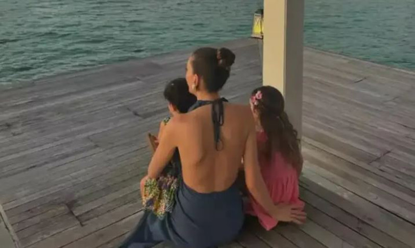 Sinem Kobal ve Kenan İmirzalıoğlu’nun kızları ilk kez net görüntülendi - Resim : 2