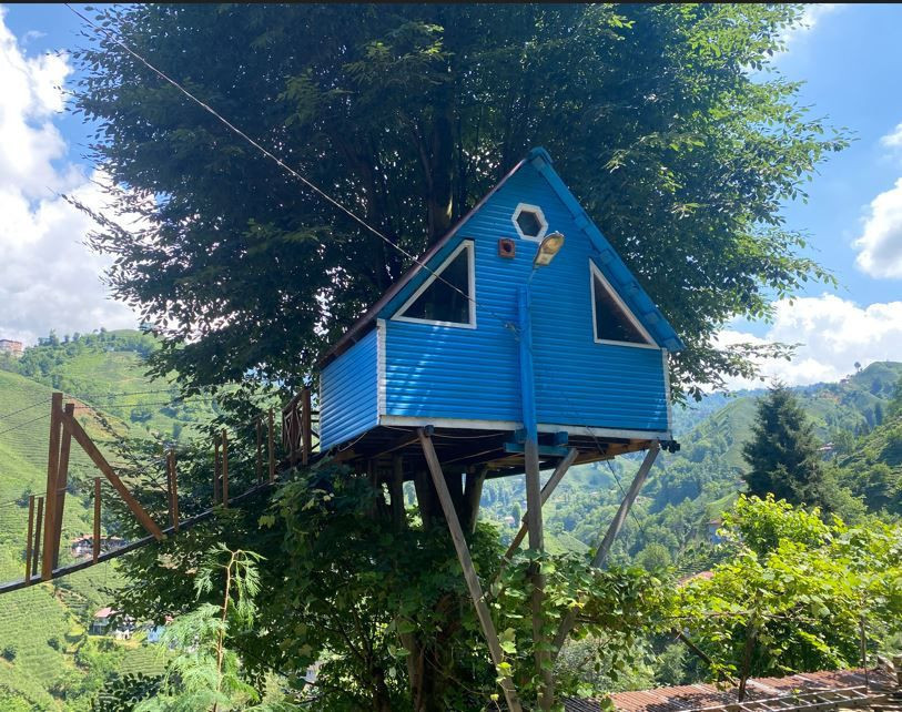 Karadeniz 'dehası' sının son keşfi: Uçuruma karşı asma köprülü bungalov - Resim: 9
