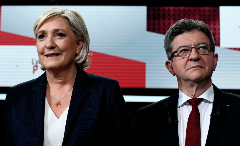 Fransa anketinde Le Pen ilk turda yüzde 38'e ulaştı, Mélenchon ikinci tura yaklaştı - Resim : 3