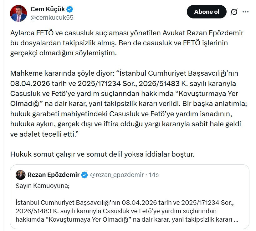 Cem Küçük’ten tarihi geri vites geldi - Resim : 5