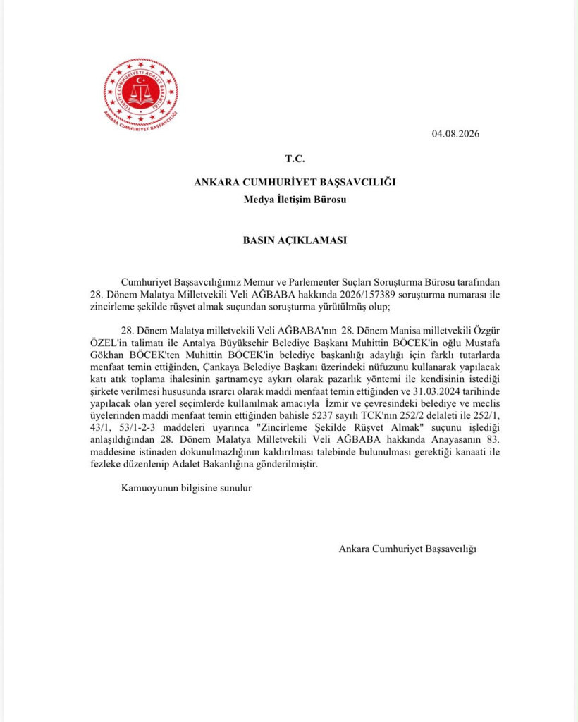 Özgür Özel ve Veli Ağbaba hakkında 'zincirleme rüşvet' iddiasıyla fezleke hazırlandı - Resim : 2