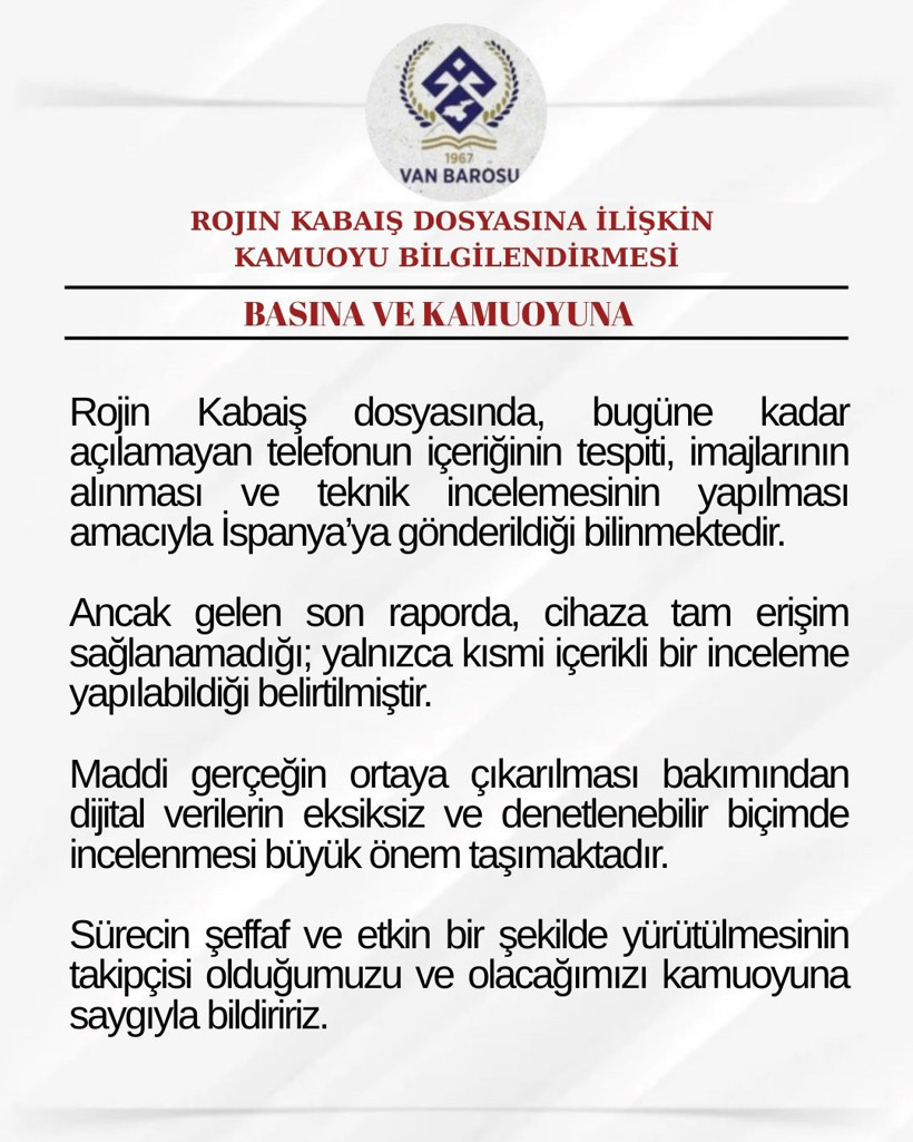 Ş&uuml;pheli DNA'lar ve kilitli cihaz: Rojin i&ccedil;in İspanya&rsquo;dan beklenen rapor geldi - Resim : 2