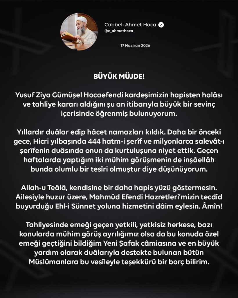 6 yaşındaki kızını müridiyle evlendirmişti: Hiranur Vakfı kurucusu tahliye edildi - Resim : 1