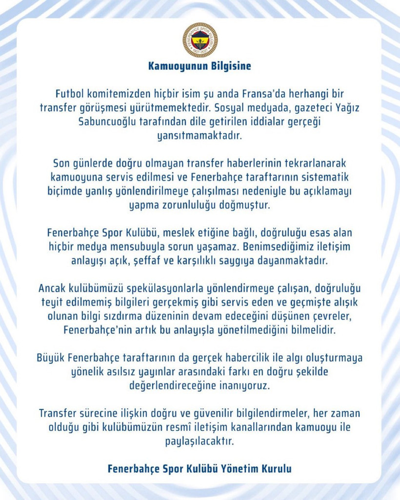 Fenerbahçe'den Greenwood açıklaması geldi - Resim : 1