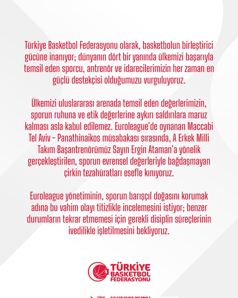 TBF, EuroLeague yönetimine Ergin Ataman için çağrıda bulundu - Resim : 3