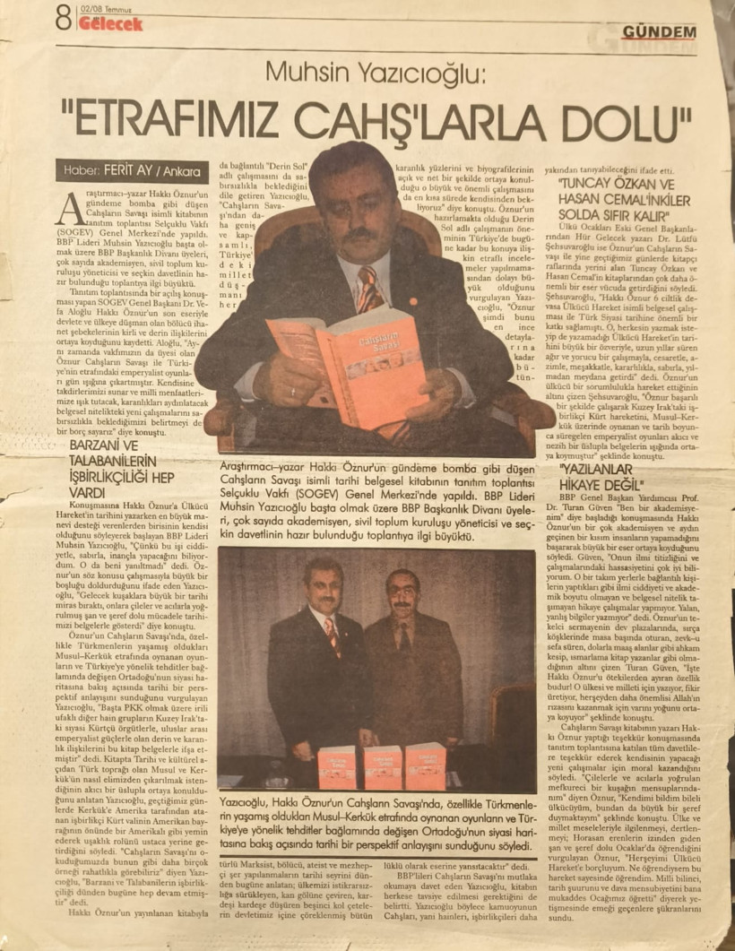 Hakkı Öznur: Muhsin Yazıcıoğlu davası bir kaza değil, suikasttır - Resim : 1