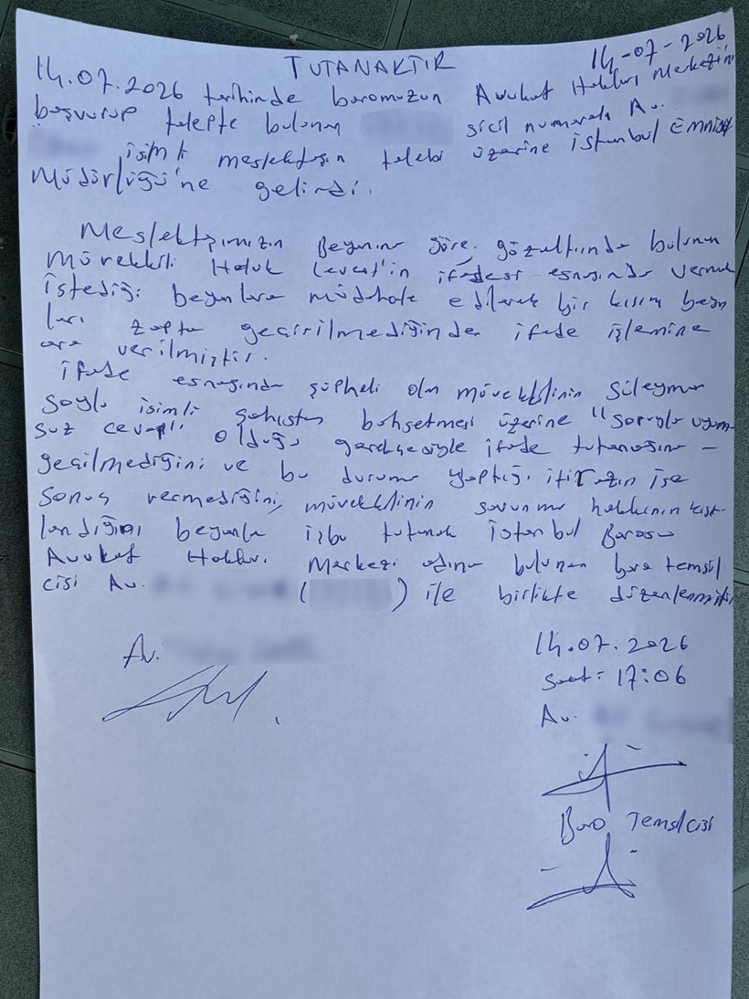 Haluk Levent ifade tutanağını paylaştı: Konuşmama izin vermediler: Dikkat çeken 'Soylu' detayı - Resim : 4