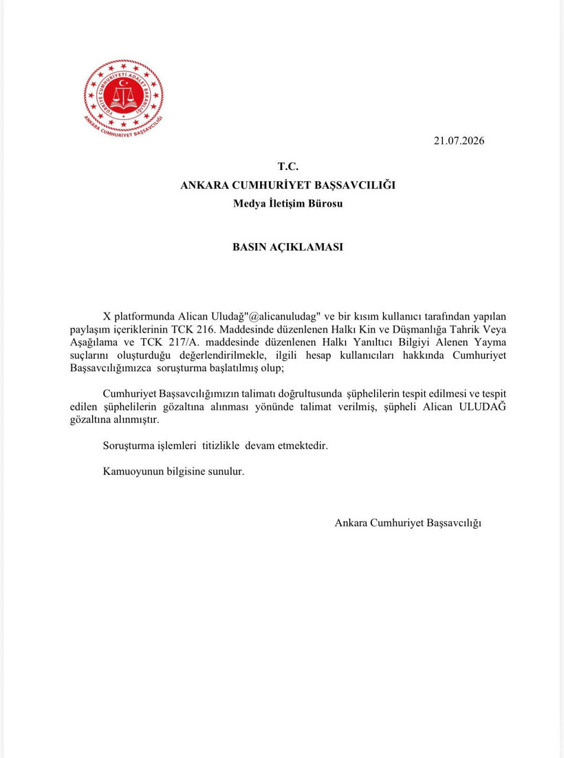 Gazeteci Alican Uludağ g&ouml;zaltına alındı - Resim : 2