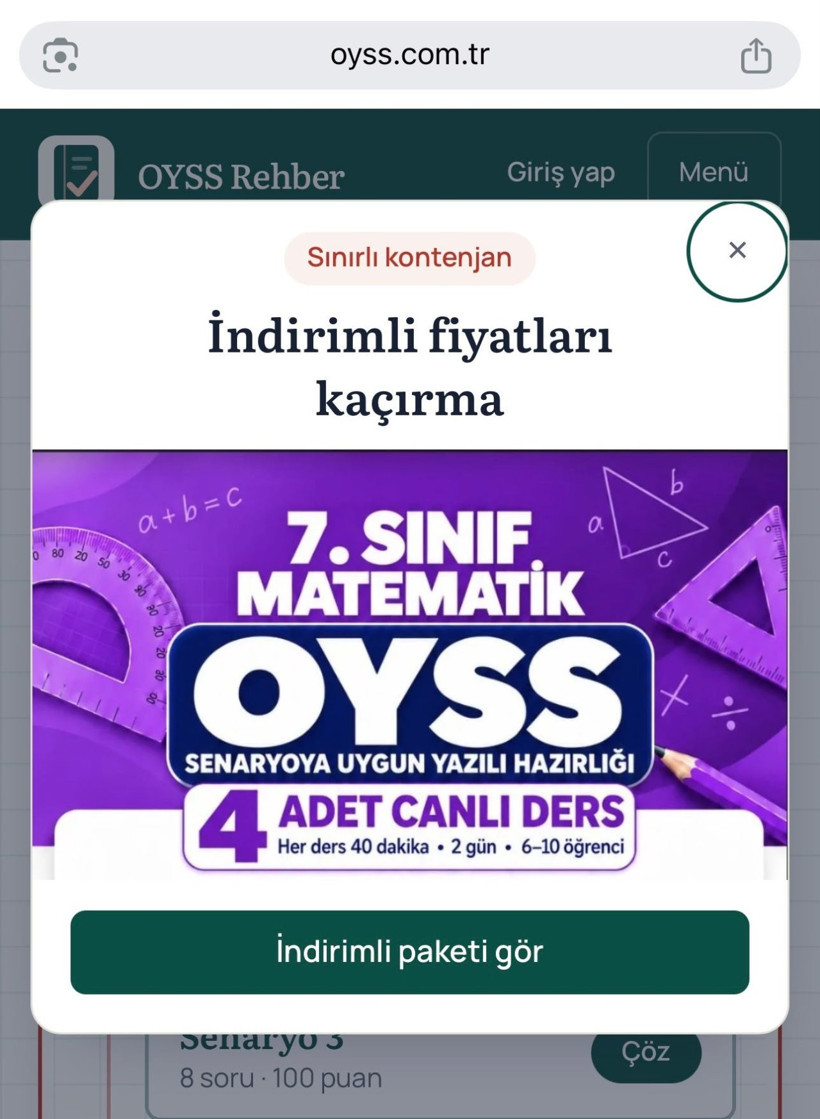 MEB’in yeni sınav sistemini fırsata çevirdiler: Sahte ‘OYSS’ sitesiyle özel ders tuzağı - Resim : 2
