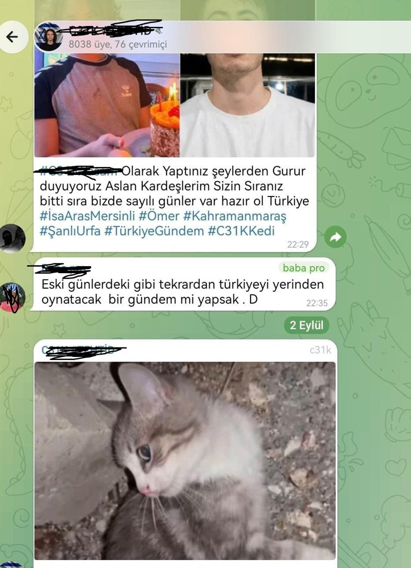 Telegram grubundan yeni tehditler: 'Yarın çok geç olabilir' - Resim : 1