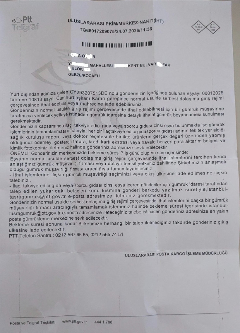 Türk vatandaşın düğün davetiyesi gümrüğe takıldı - Resim : 1