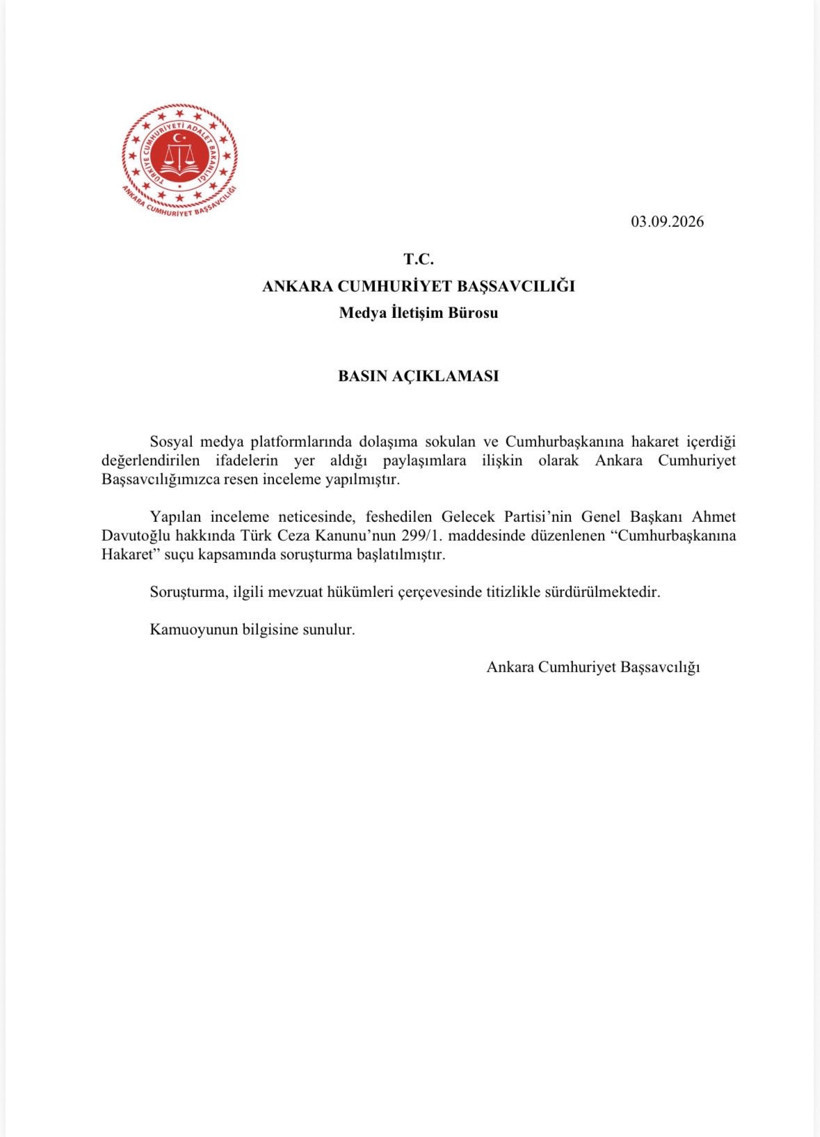 Ahmet Davutoğlu'na soruşturma - Resim : 1