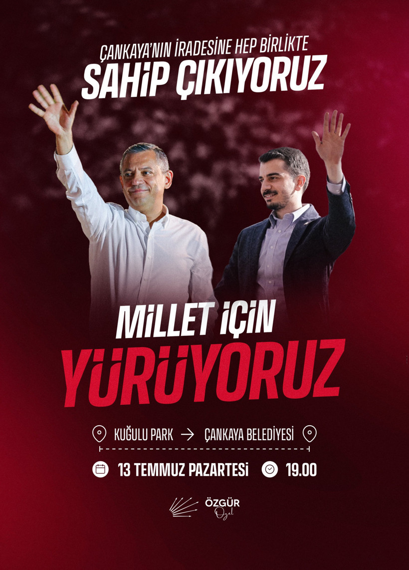 Özgür Özel Ankara'da yürüş başlatacak - Resim : 1