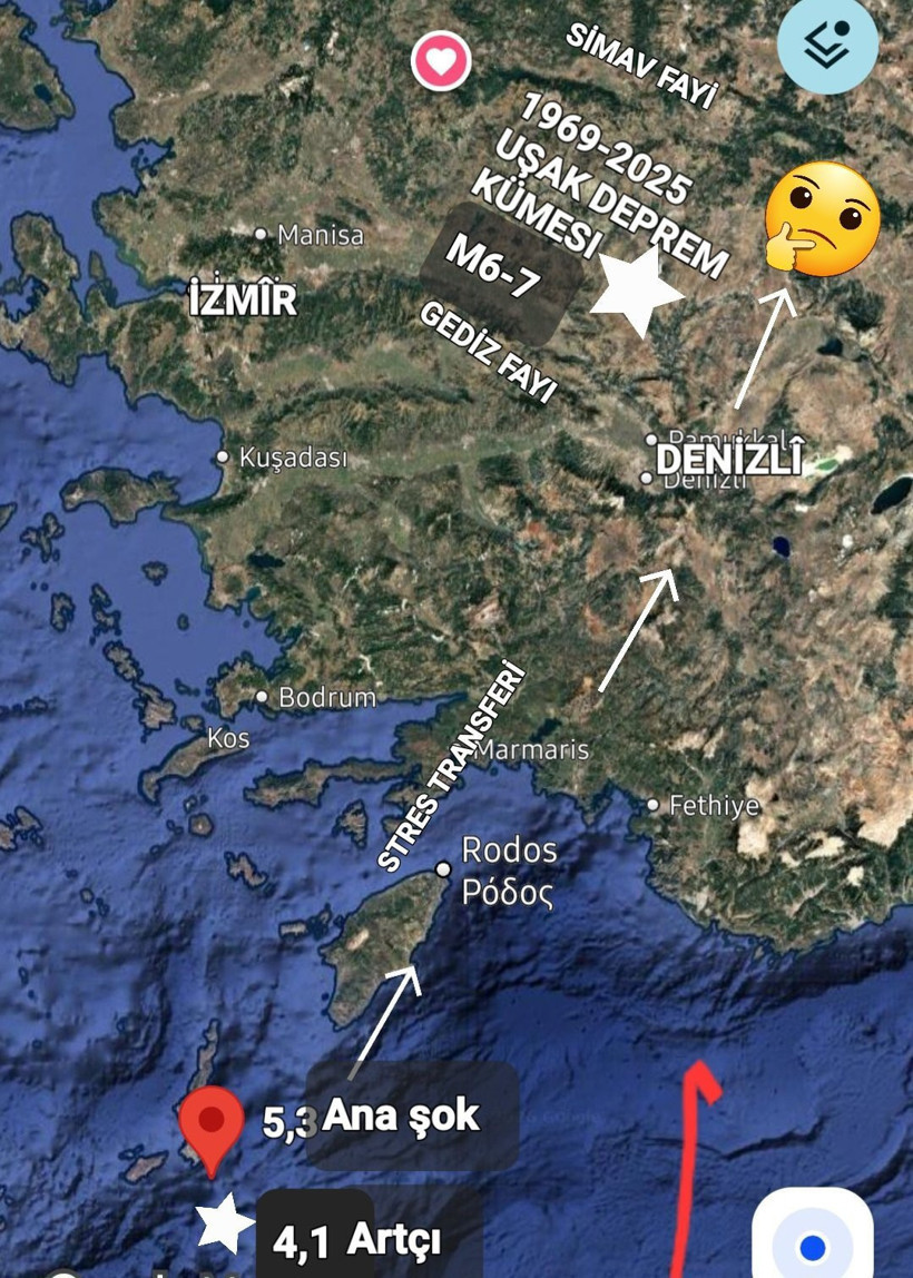 Osman Bektaş Datça depremi sonrası o bölgeyi işaret etti: Gerilim bitmedi - Resim : 2
