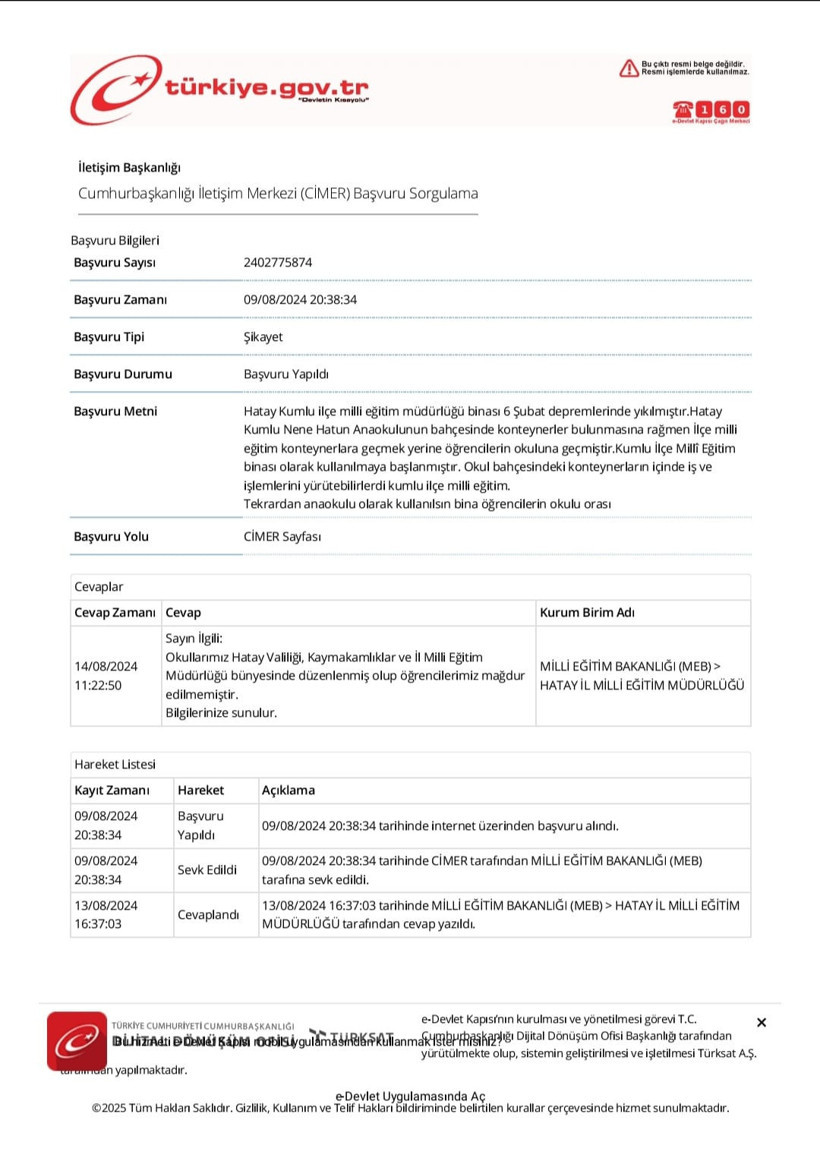 Hatay'da skandal iddialar: Yıkım kararı olan binalarda eğitim verildi, &ouml;ğrencilerin okulları elinden alındı - Resim : 3