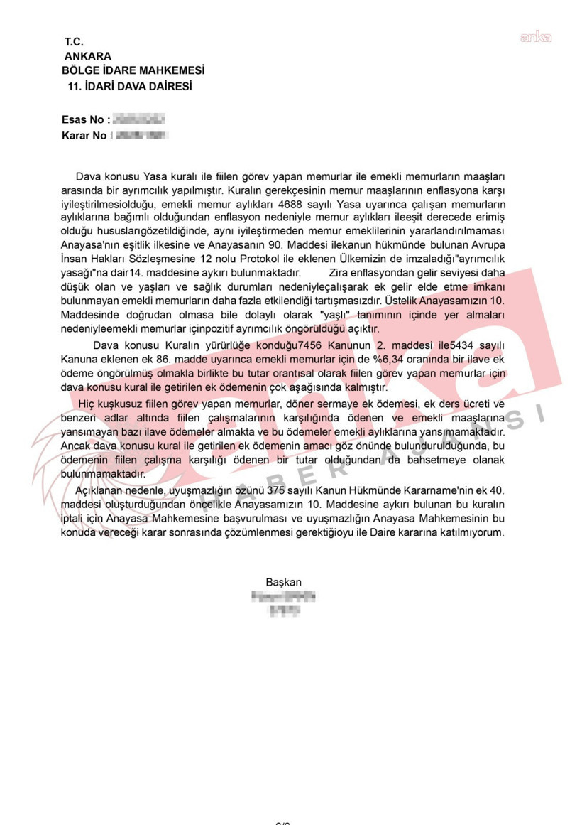 Emekliye seyyanen zam davasında yeni gelişme: Karar onaylandı - Resim : 2