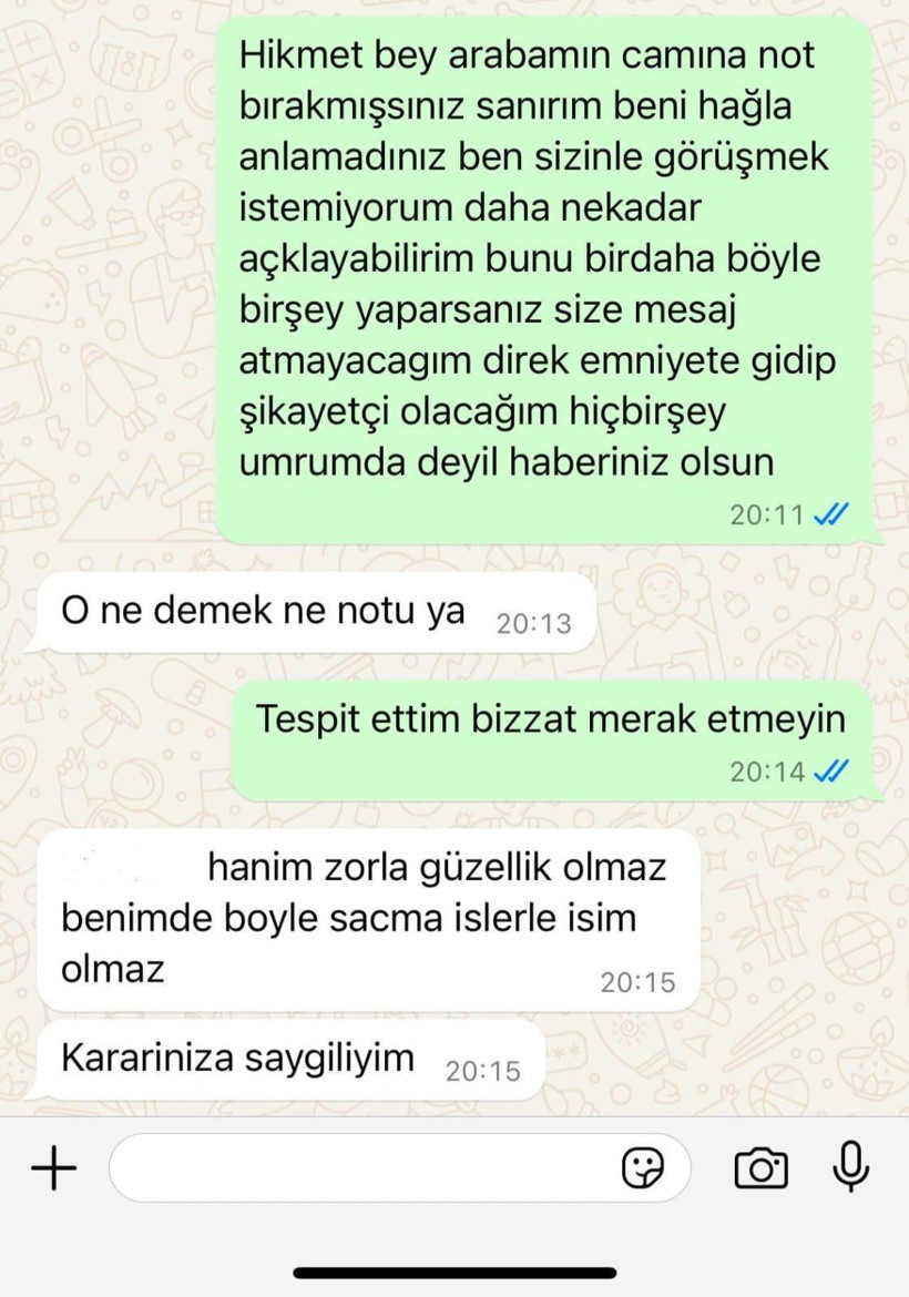 MHP İl Başkanının reddedilme öfkesi: Mesajlarına karşılık alamadığı kadının aracına zarar verdi - Resim : 1