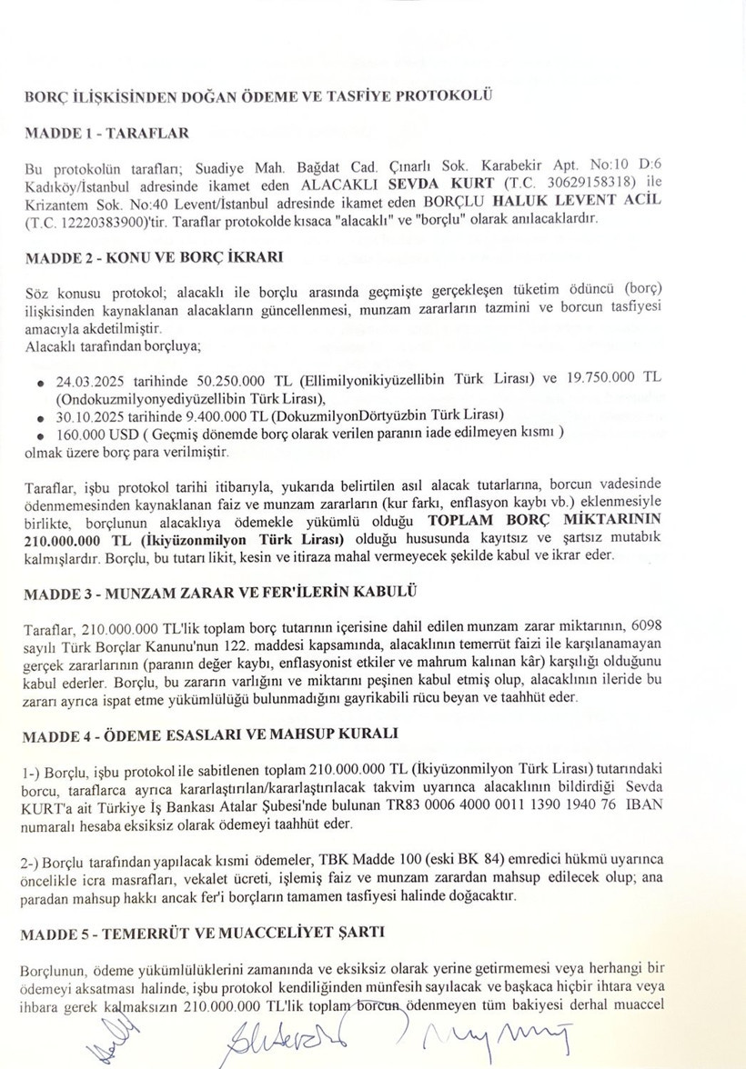 Haluk Levent'ten yeni açıklama: Belge paylaştı - Resim : 2