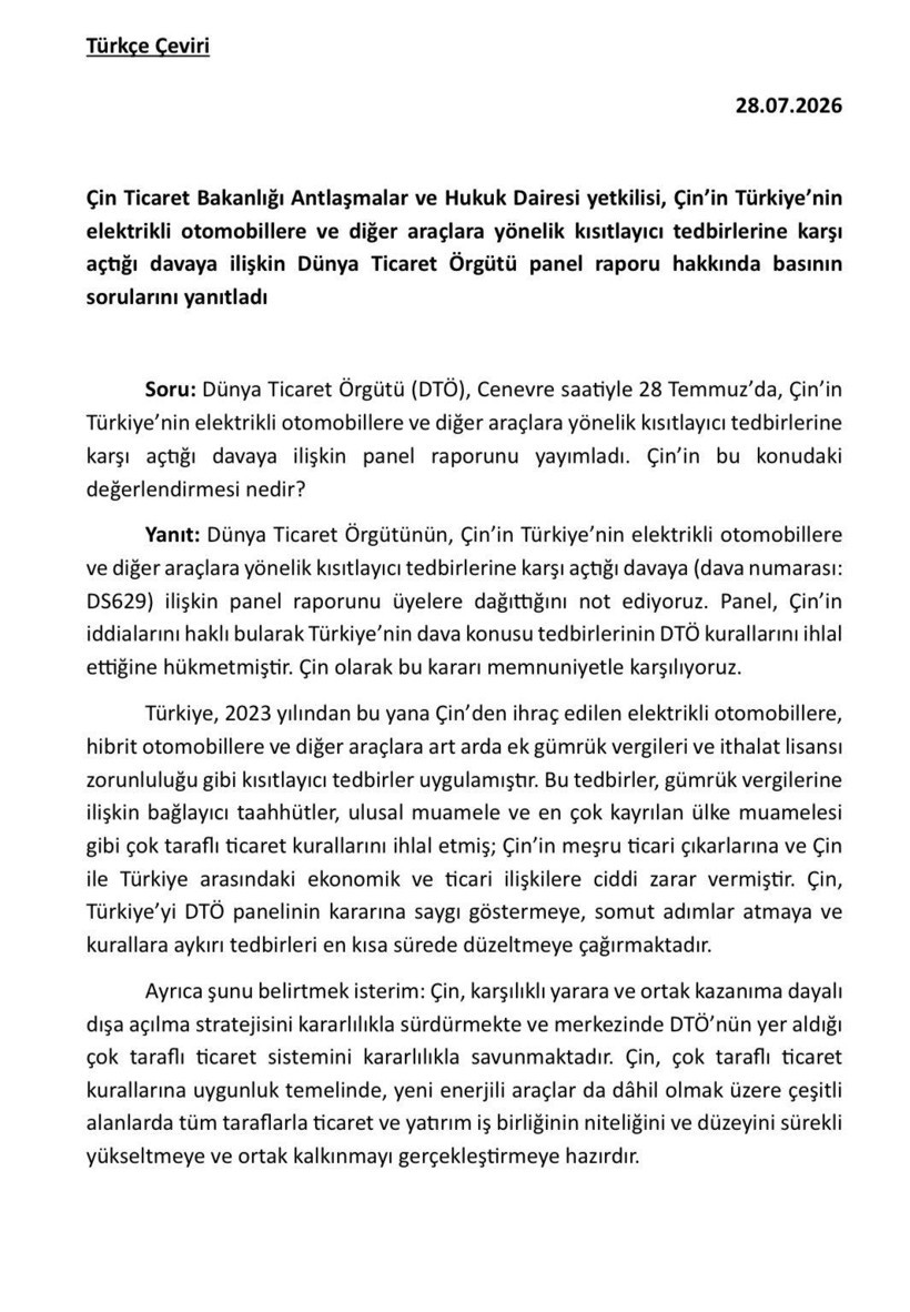 Çin otomobilleri davasında ortalık karıştı: Belge paylaşıldı - Resim: 7