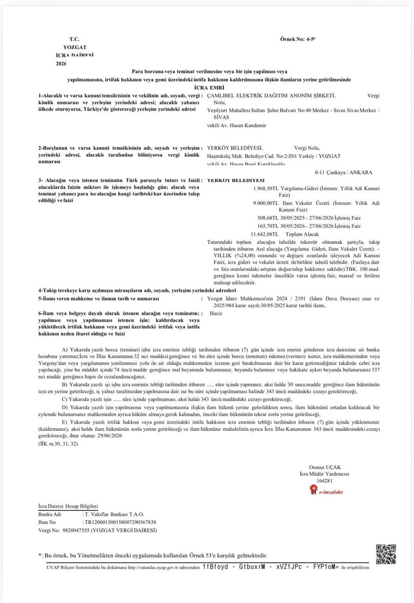 AK Partili başkan AK Partili belediyeyi icraya verdi: Şaşırtan olay - Resim : 1