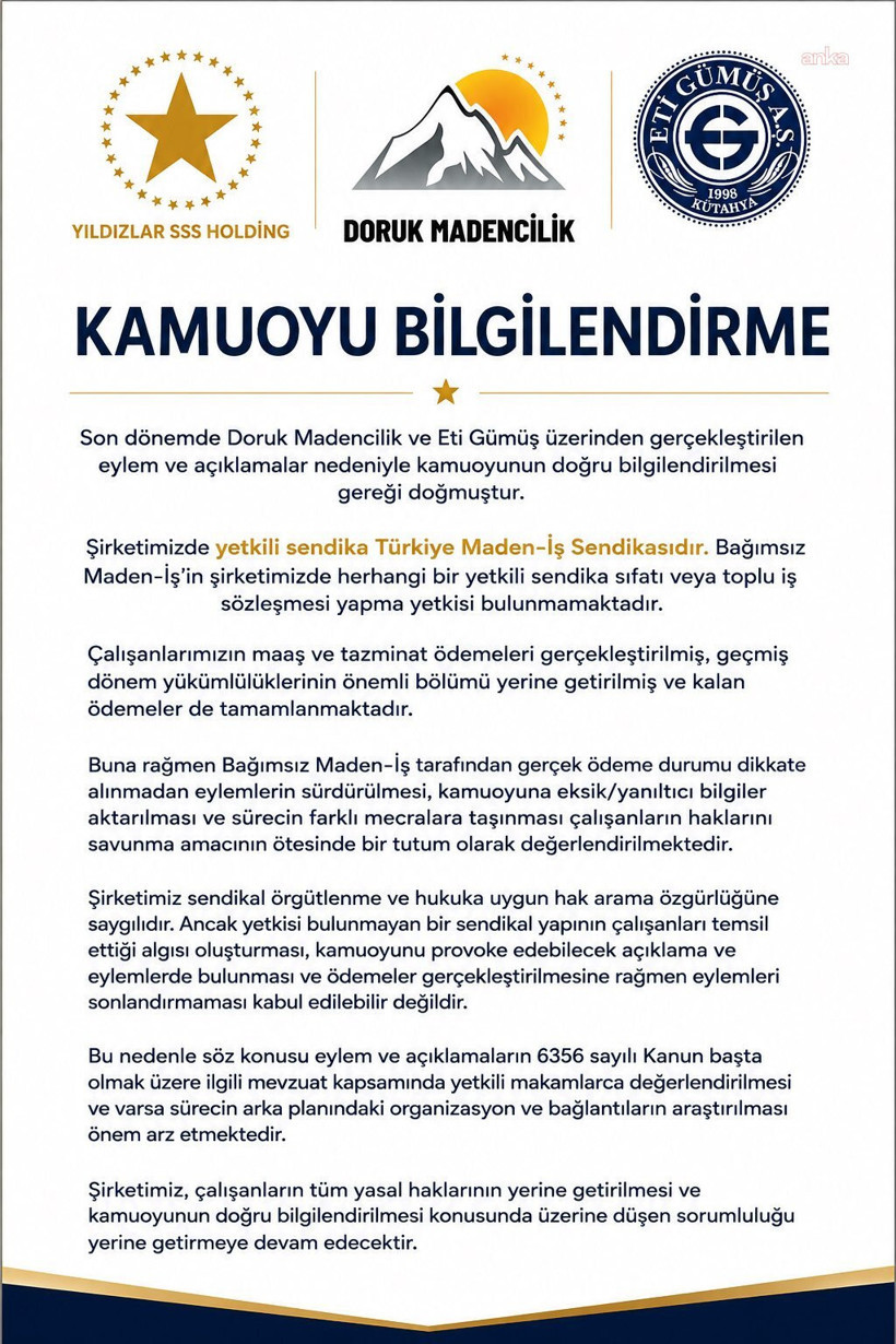 Madencilerin eyleminde 'ödeme' tartışması: Holding ve sendika karşı karşıya - Resim : 2