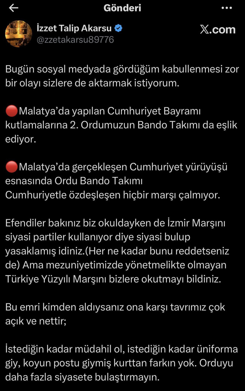 MSB’den ihraç edilen Atatürkçü teğmen hakkında suç duyurusu - Resim : 2